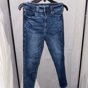 American Eagle Dark Blue Denim Pants